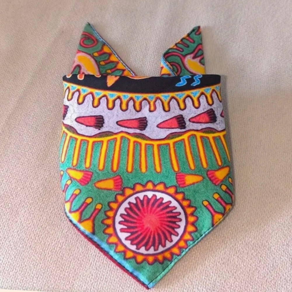 Double Sided Chicano Dog Bandana XL